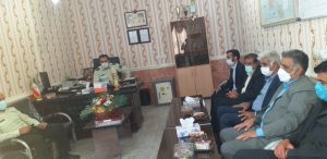دیدار اعضای شورای اسلامی شهر لیکک با فرمانده نیروی انتظامی به مناسبت هفته ی نیروی انتظامی