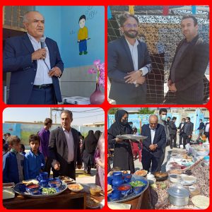 برگزاری جشنواره زندگی سالم با غذاهای سالم در مدارس شهرستان بهمئی