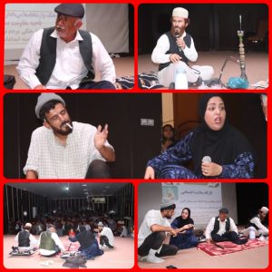 اجرای نمایش تئاتر گروه هنر ماندگار با موضوع سلامت اجتماعی درشهرستان بهمئی