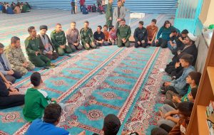 آئین میقات صالحین باحضور اعضای حلقه‌ها در نمازجمعه